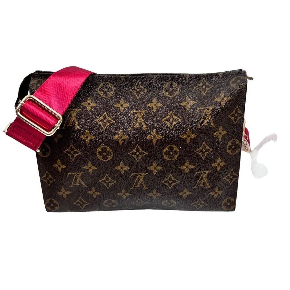 Louis Vuitton LV Cosmetic Pouch Bag Trousse Toilette 26 Browns Monogram - Picture 2 of 12